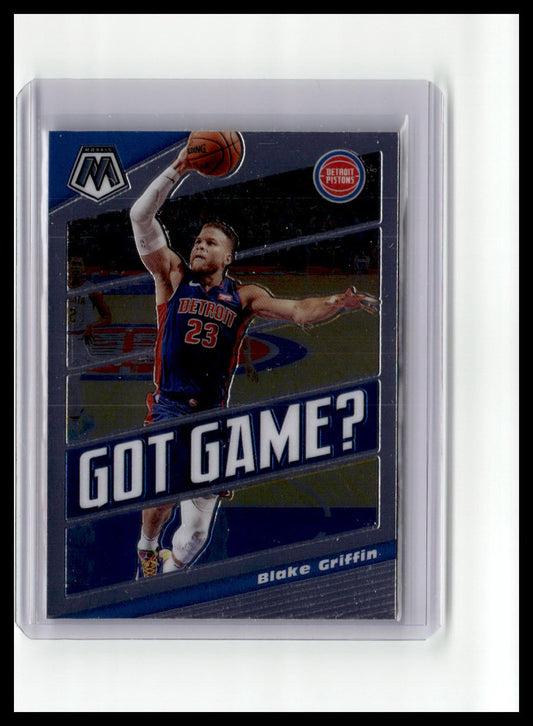 2019-20 Panini Mosaic #17 Blake Griffin Got Game?