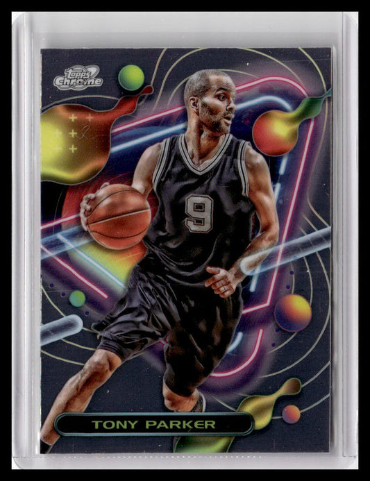 2023-24 Topps Chrome Cosmic #114 Tony Parker