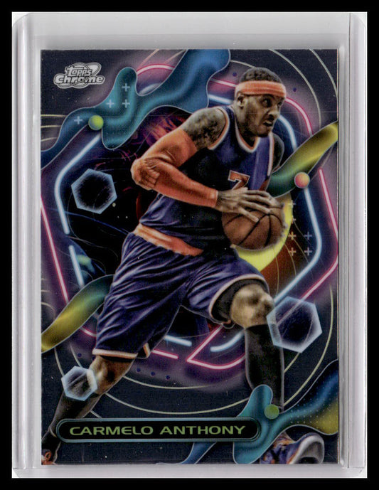 2023-24 Topps Chrome Cosmic #83 Carmelo Anthony