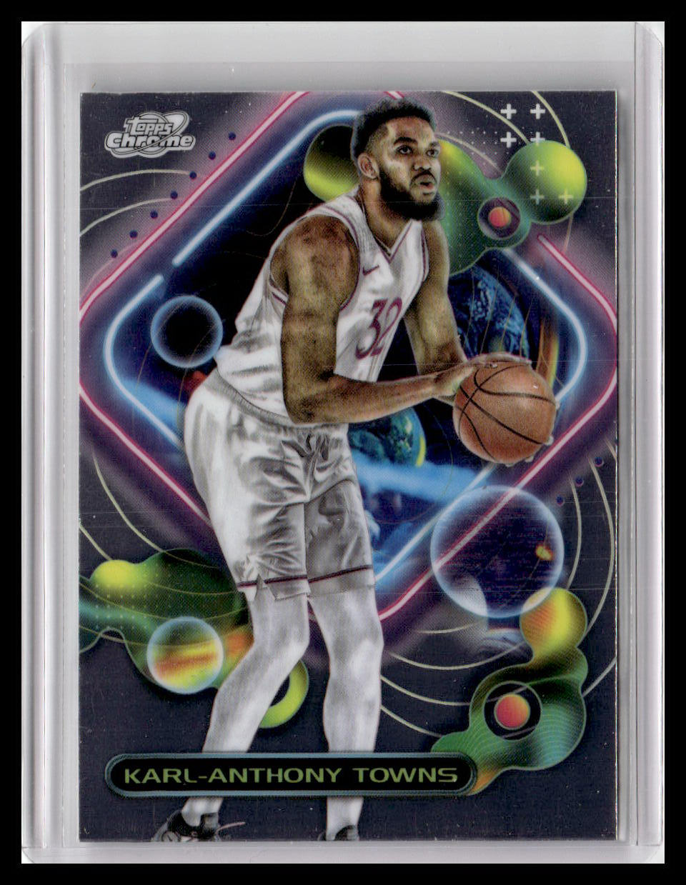2023-24 Topps Chrome Cosmic #74 Karl-Anthony Towns