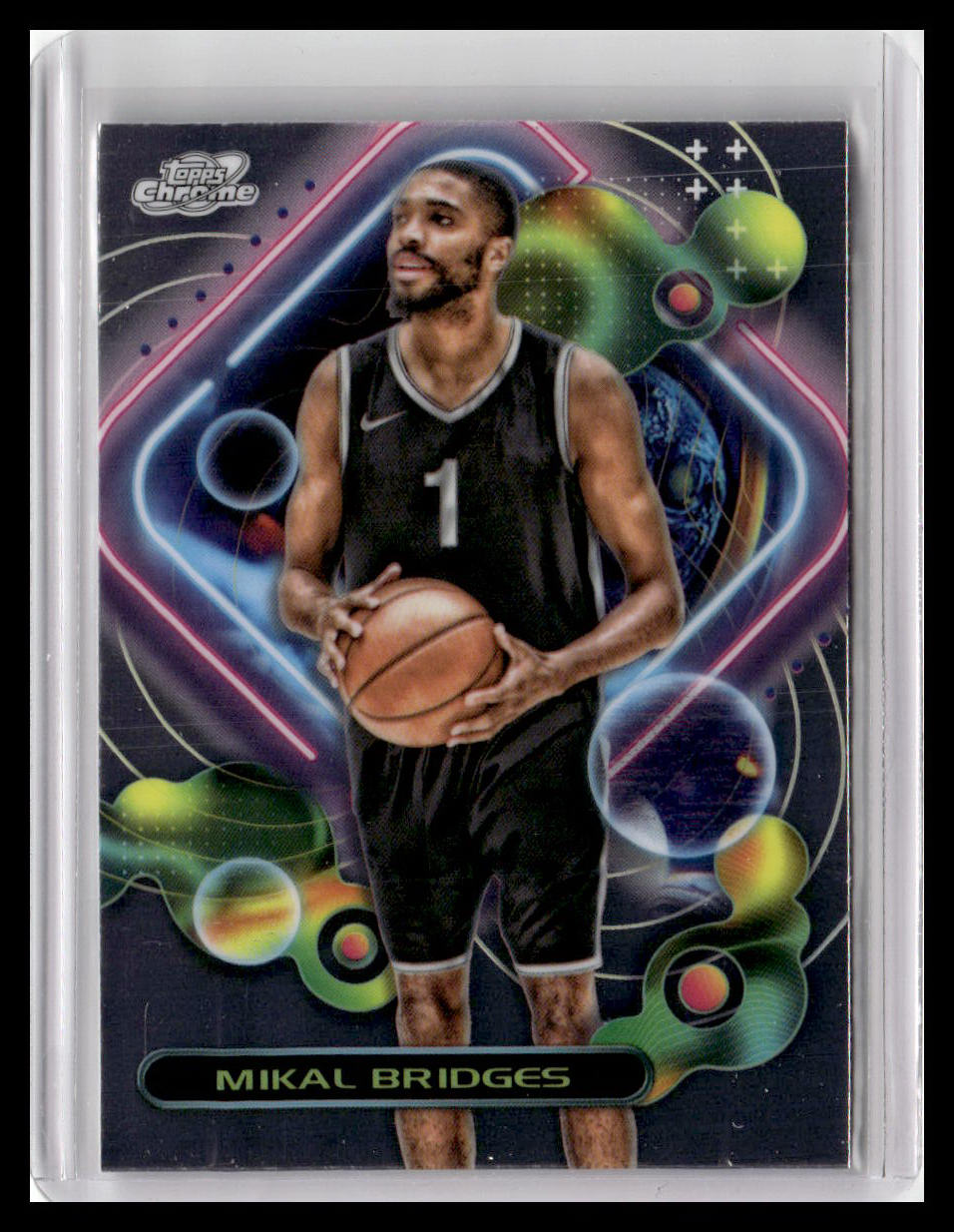 2023-24 Topps Chrome Cosmic #11 Mikal Bridges