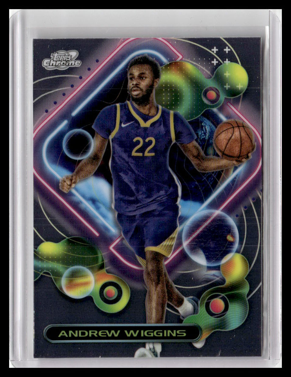 2023-24 Topps Chrome Cosmic #124 Andrew Wiggins