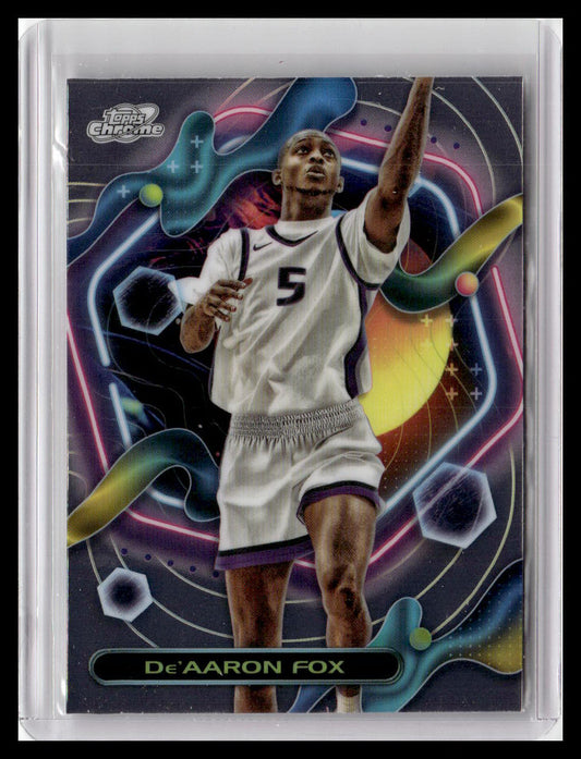 2023-24 Topps Chrome Cosmic #107 De'Aaron Fox