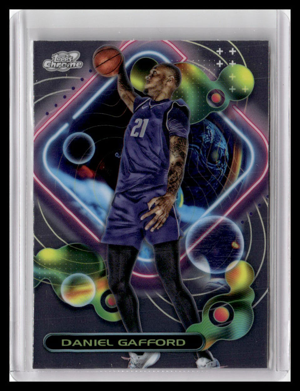 2023-24 Topps Chrome Cosmic #136 Daniel Gafford