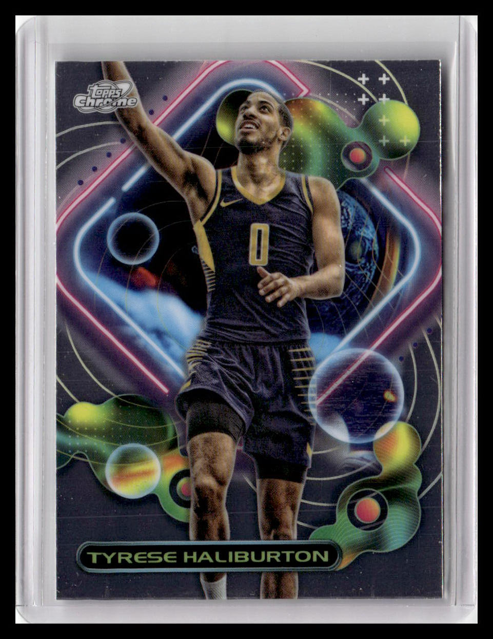 2023-24 Topps Chrome Cosmic #50 Tyrese Haliburton