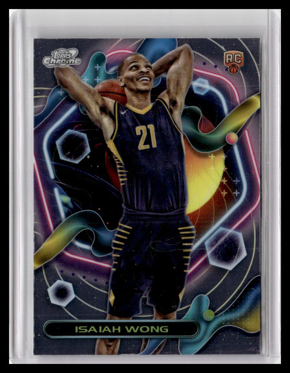 2023-24 Topps Chrome Cosmic #195 Isaiah Wong