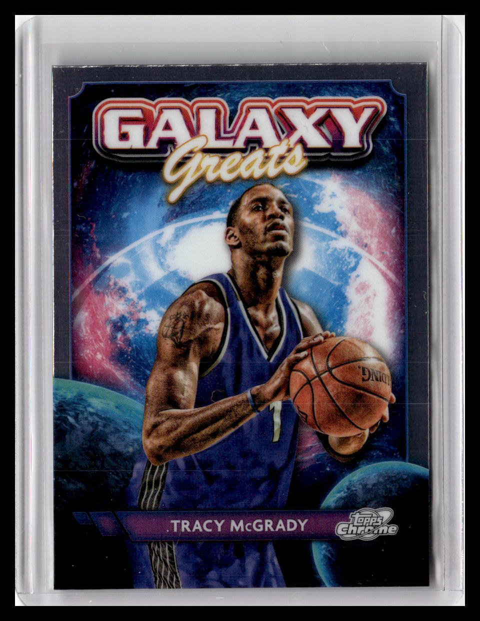 2023-24 Topps Chrome Cosmic #GG-15 Tracy McGrady Galaxy Greats