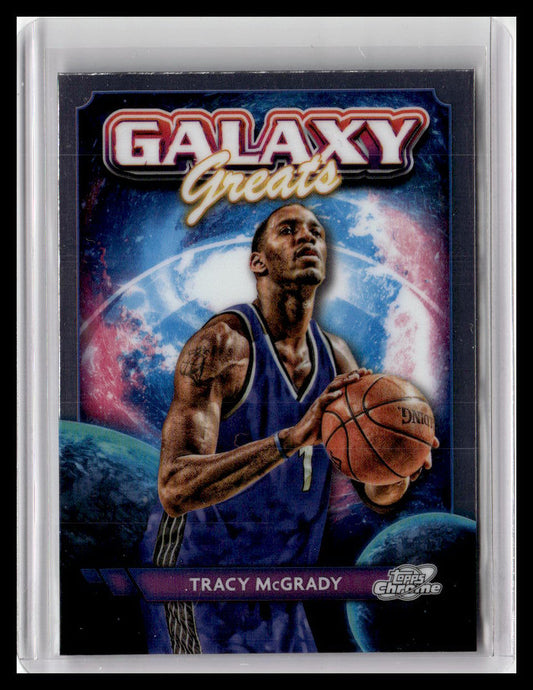 2023-24 Topps Chrome Cosmic #GG-15 Tracy McGrady Galaxy Greats