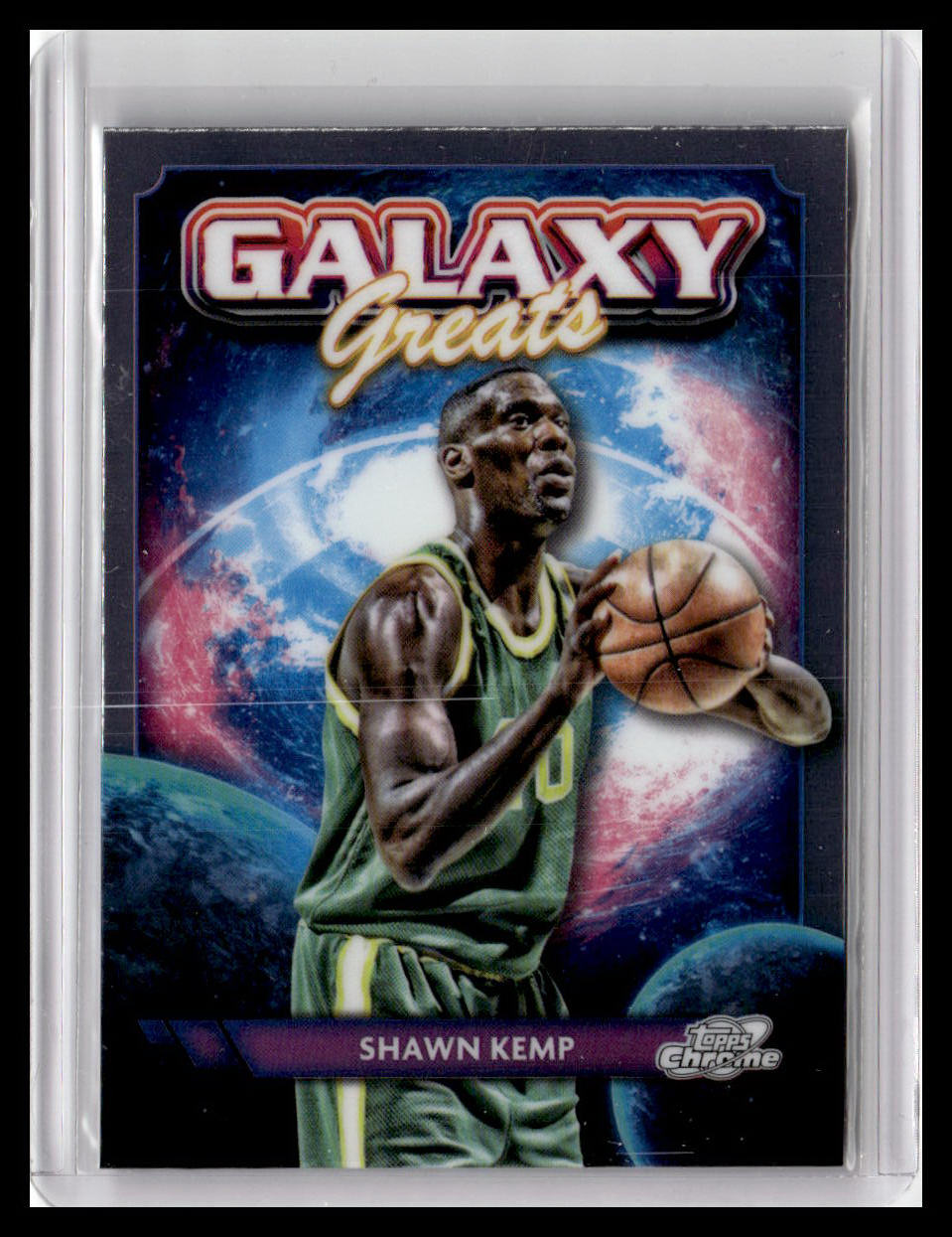 2023-24 Topps Chrome Cosmic #GG-18 Shawn Kemp Galaxy Greats