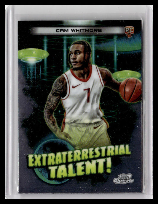 2023-24 Topps Chrome Cosmic #ET-18 Cam Whitmore Extraterrestrial Talent