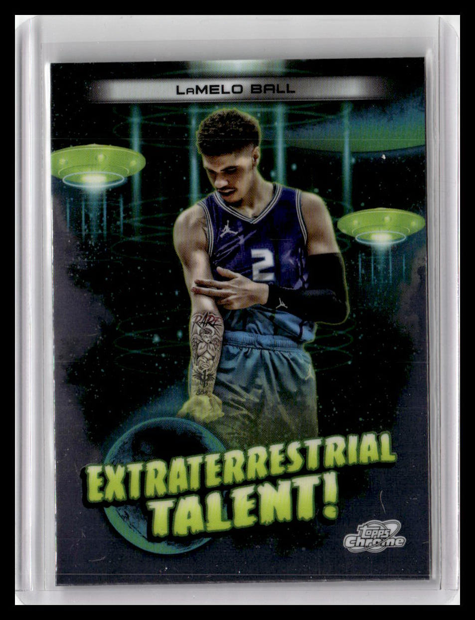 2023-24 Topps Chrome Cosmic #ET-10 LaMelo Ball Extraterrestrial Talent