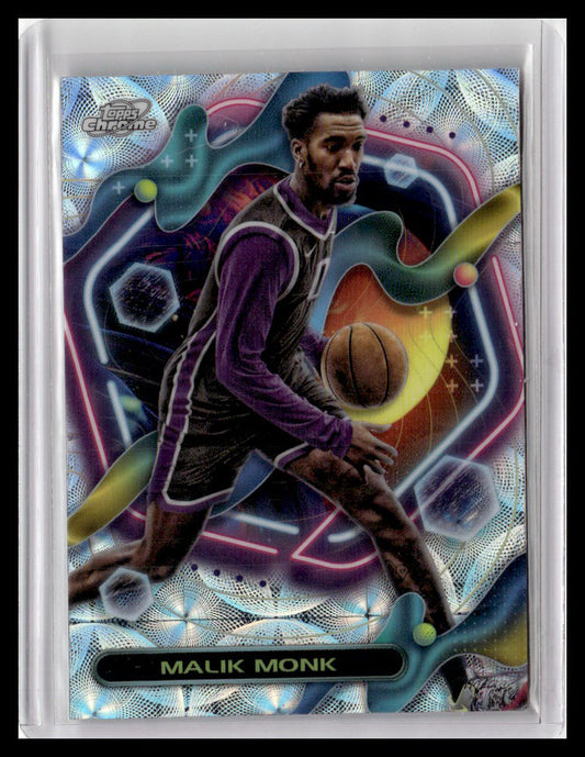 2023-24 Topps Chrome Cosmic #110 Malik Monk Nucleus Refractors