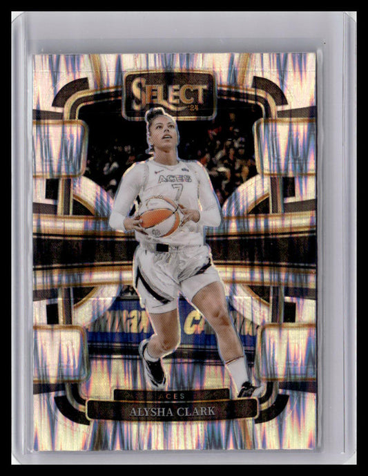 2024 Panini Select WNBA #43 Alysha Clark Prizms Silver Flash