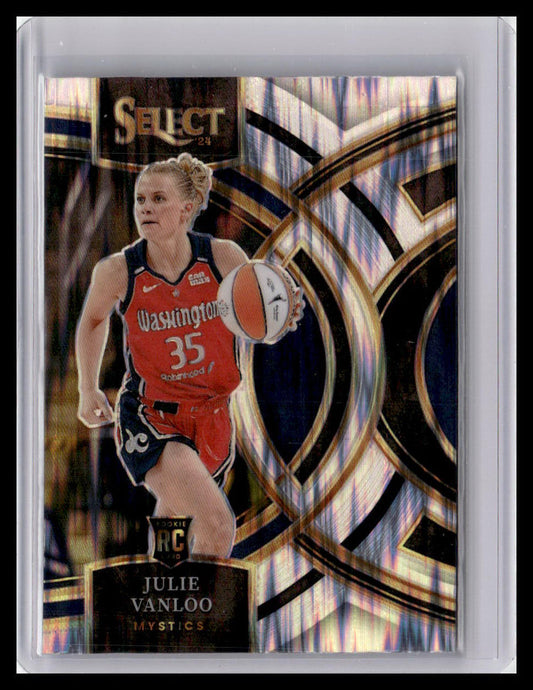 2024 Panini Select WNBA #160 Julie Vanloo Prizms Silver Flash