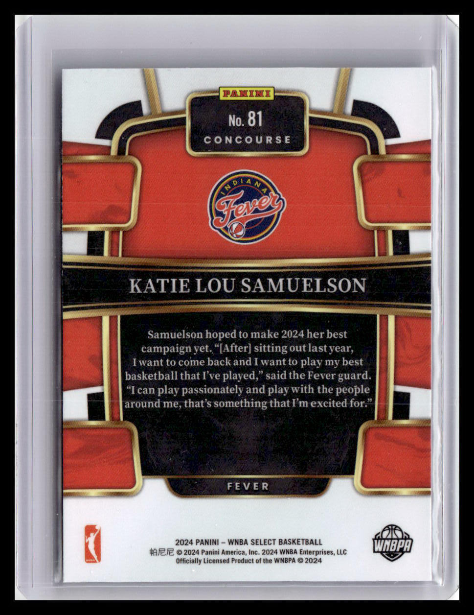 2024 Panini Select WNBA #81 Katie Lou Samuelson