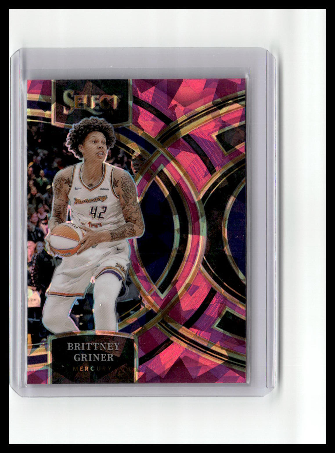 2024 Panini Select WNBA #137 Brittney Griner Prizms Pink Ice