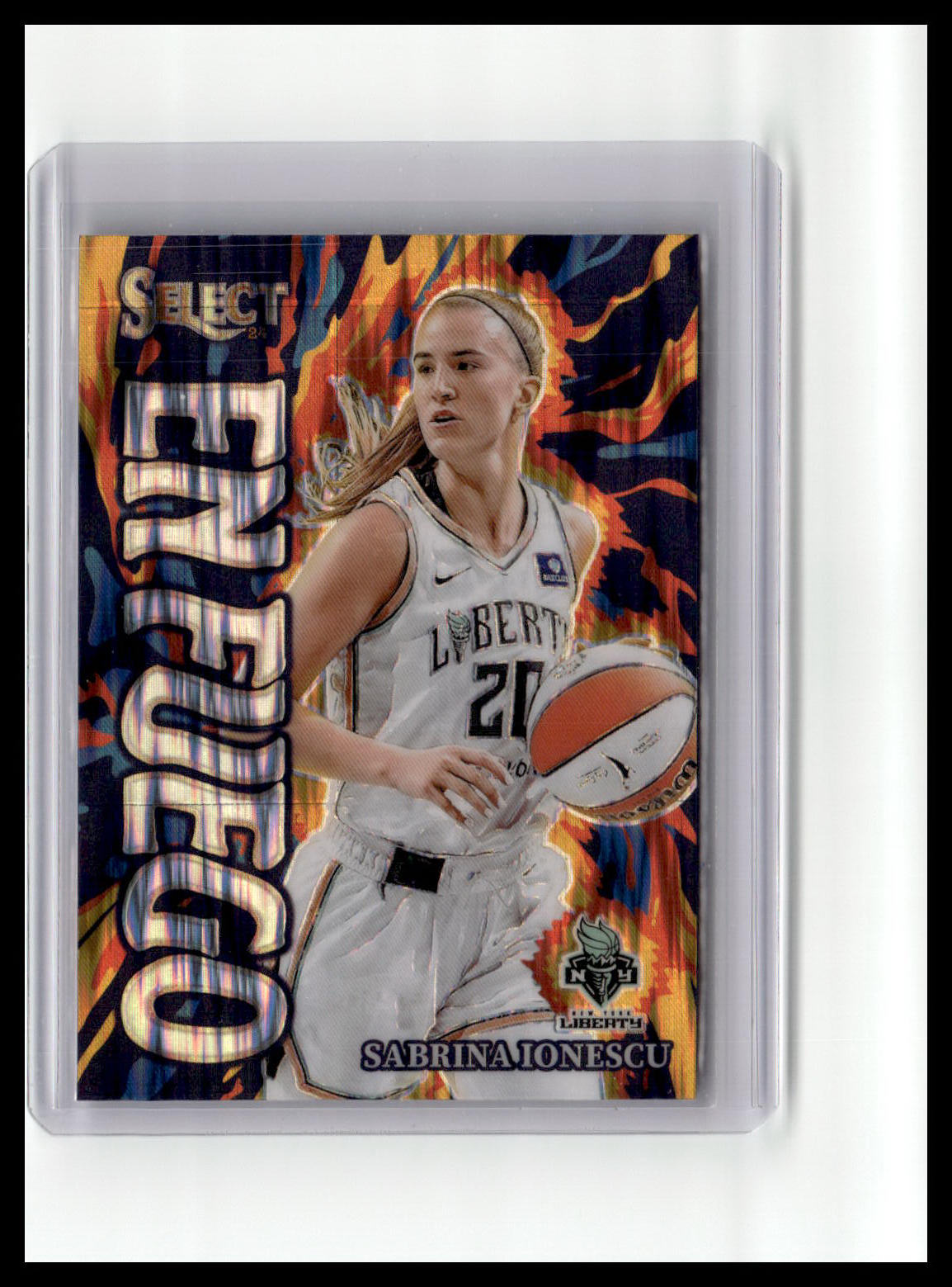 2024 Panini Select WNBA #2 Sabrina Ionescu En Fuego Prizms Flash