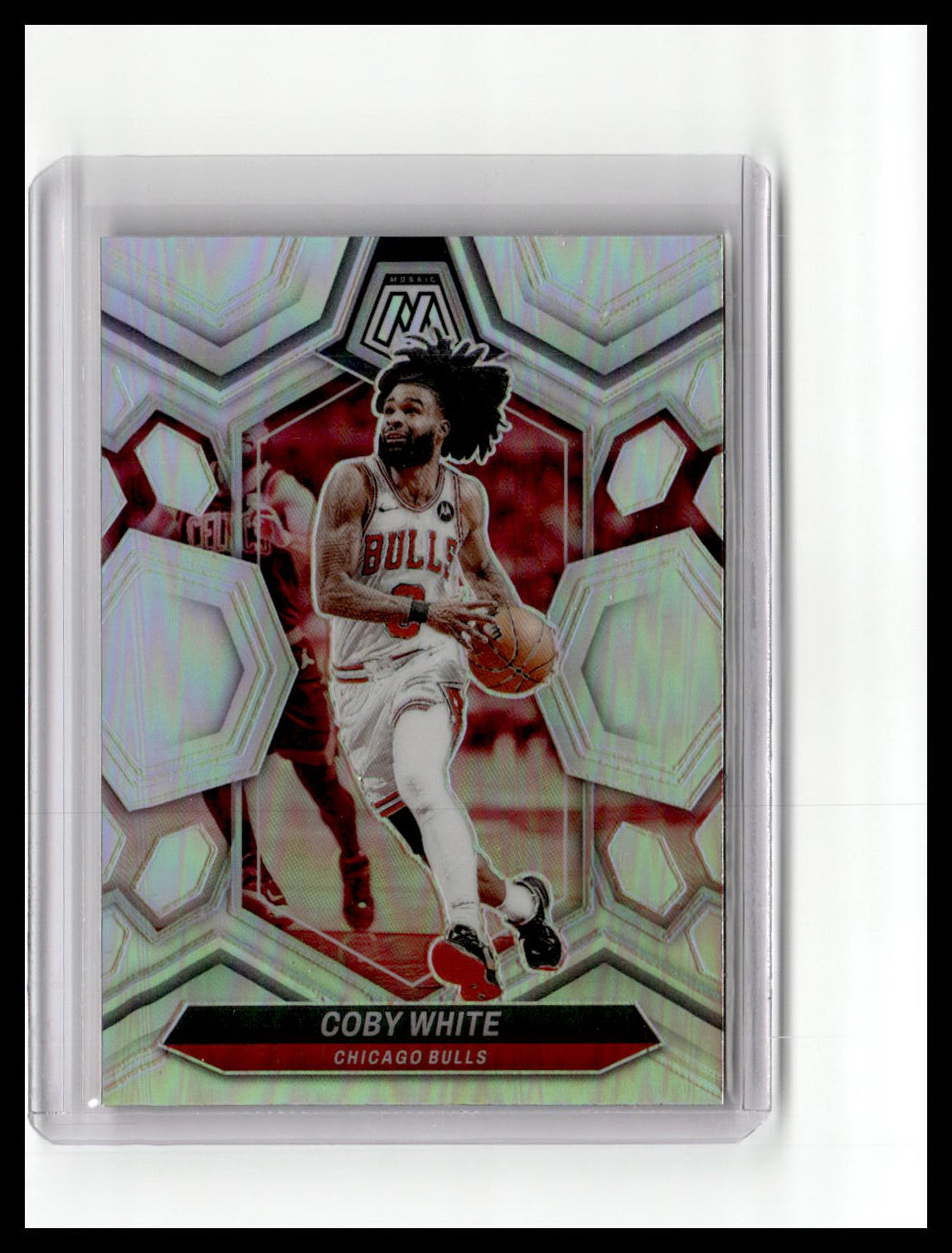 2023-24 Panini Mosaic #106 Coby White Silver