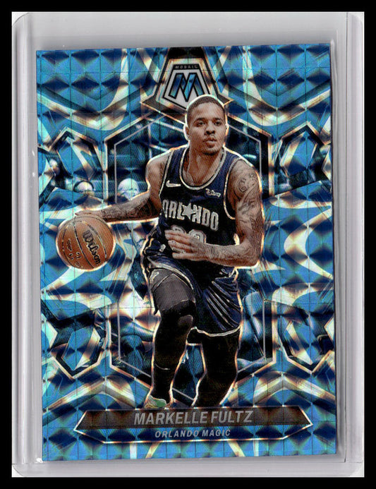 2023-24 Panini Mosaic #192 Markelle Fultz Reactive Blue