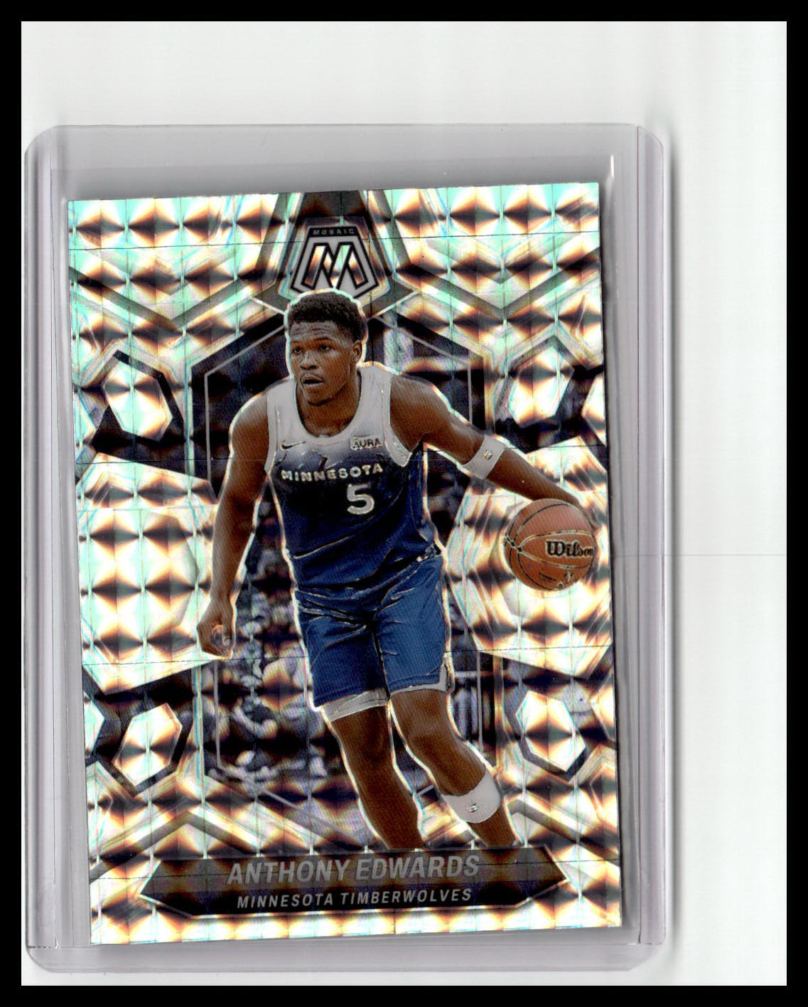 2023-24 Panini Mosaic #33 Anthony Edwards Mosaic