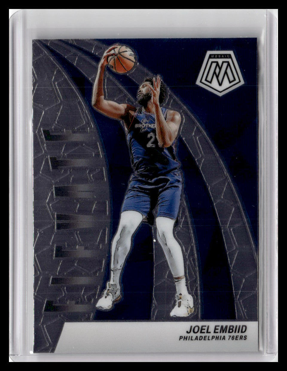 2023-24 Panini Mosaic #4 Joel Embiid Elevate