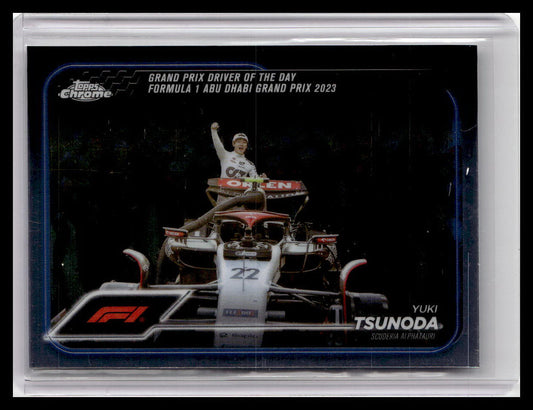 2024 Topps Chrome Formula 1 #180 Yuki Tsunoda