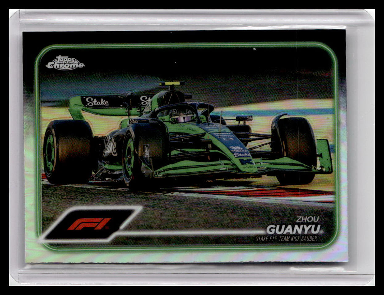 2024 Topps Chrome Formula 1 #86 Zhou Guanyu Refractors