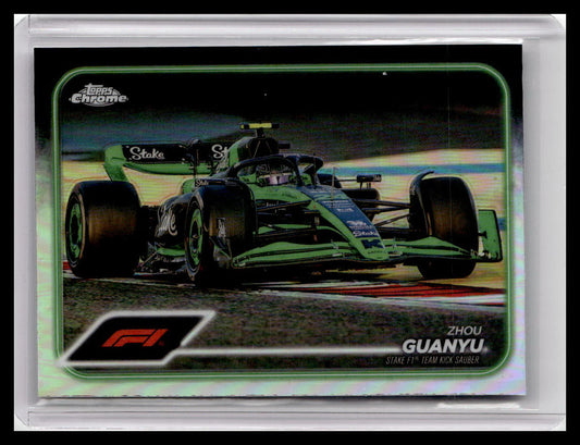 2024 Topps Chrome Formula 1 #86 Zhou Guanyu Refractors
