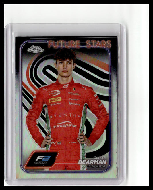 2024 Topps Chrome Formula 1 #21 Oliver Bearman Refractors