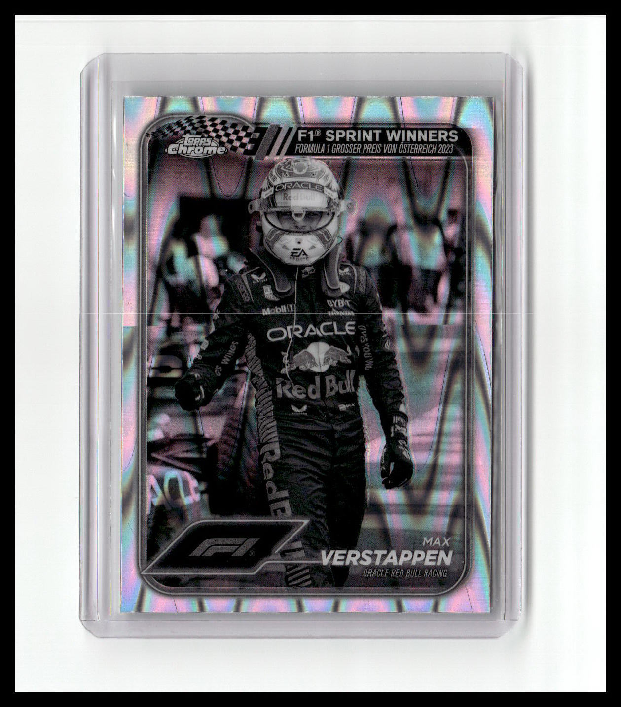 2024 Topps Chrome Formula 1 #149 Max Verstappen Black & White RayWave