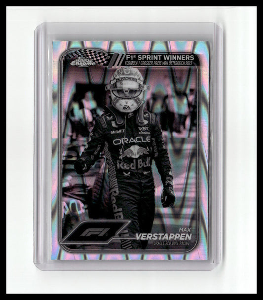 2024 Topps Chrome Formula 1 #149 Max Verstappen Black & White RayWave