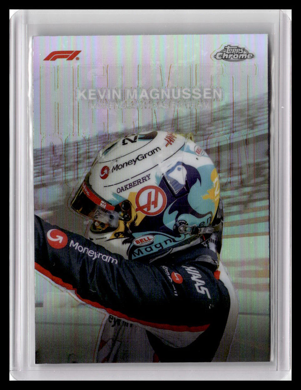 2024 Topps Chrome Formula 1 #HC-12 Kevin Magnussen Helmet Collection