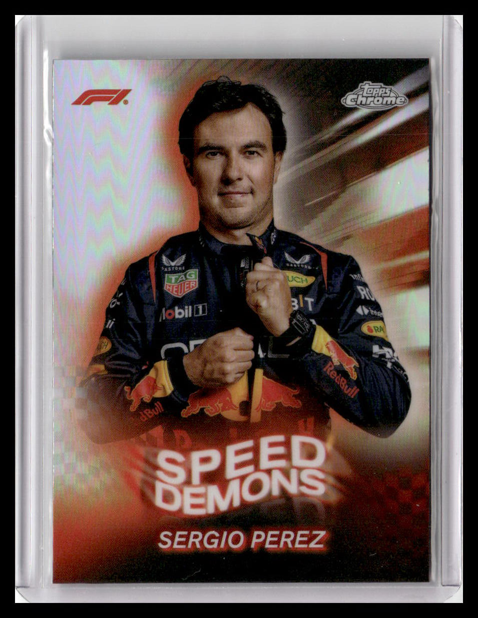2024 Topps Chrome Formula 1 #SD-2 Sergio Perez Speed Demons