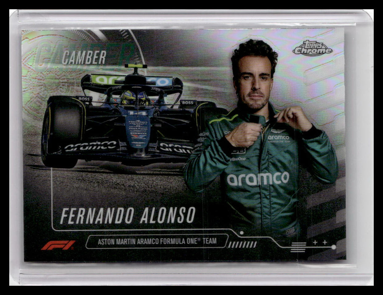 2024 Topps Chrome Formula 1 #CAM-5 Fernando Alonso Camber