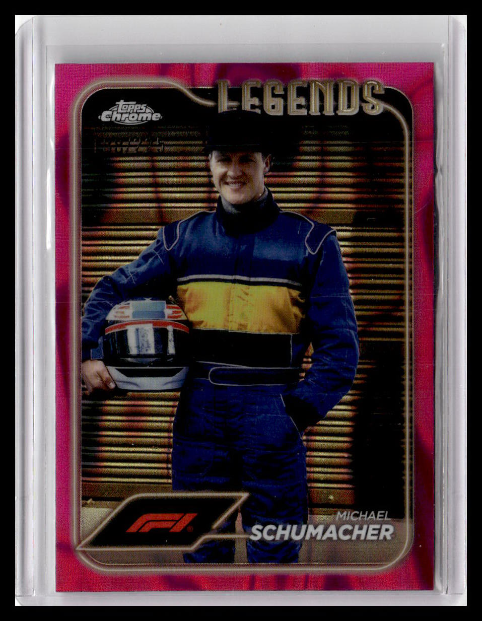 2024 Topps Chrome Formula 1 #187 Michael Schumacher Fuchsia Lava #/225