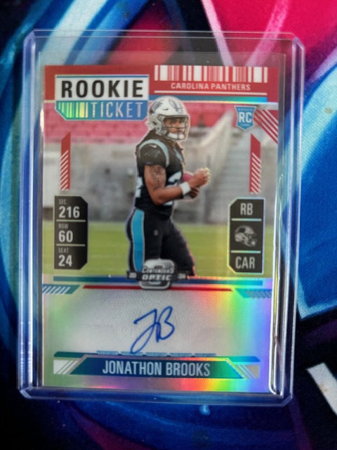 2024 Panini Contenders Optic #114 Jonathon Brooks RPS 71/99