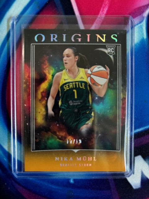 2024 Panini Origins WNBA #92 Nika Muhl Gold #/10