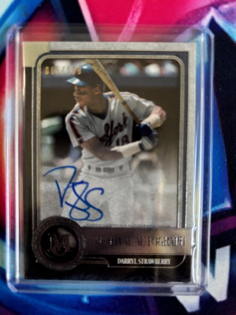2018 Topps Museum Collection #AA-DST Darryl Strawberry Archival Autographs #/199