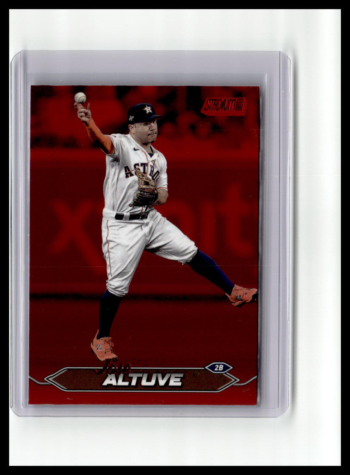 2024 Stadium Club #174 Jose Altuve Red Foil