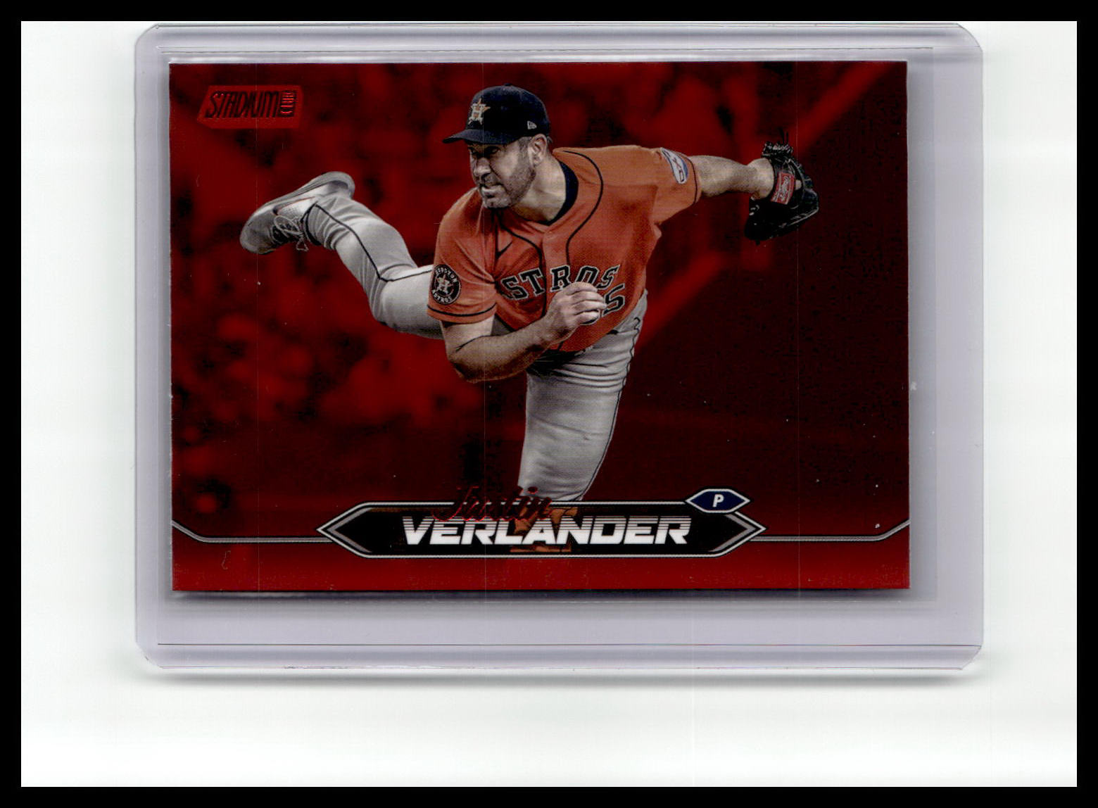 2024 Stadium Club #178 Justin Verlander Red Foil