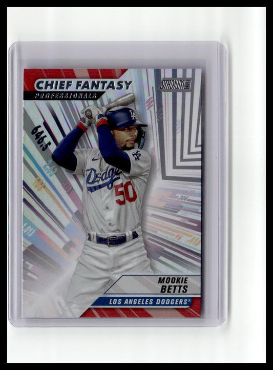 2024 Stadium Club #CFPRO-16 Mookie Betts Chief Fantasy Professionals