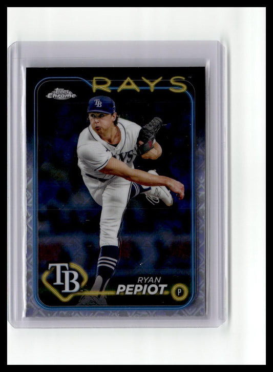 2024 Topps Chrome #128 Ryan Pepiot Lightboard Logo Refractors