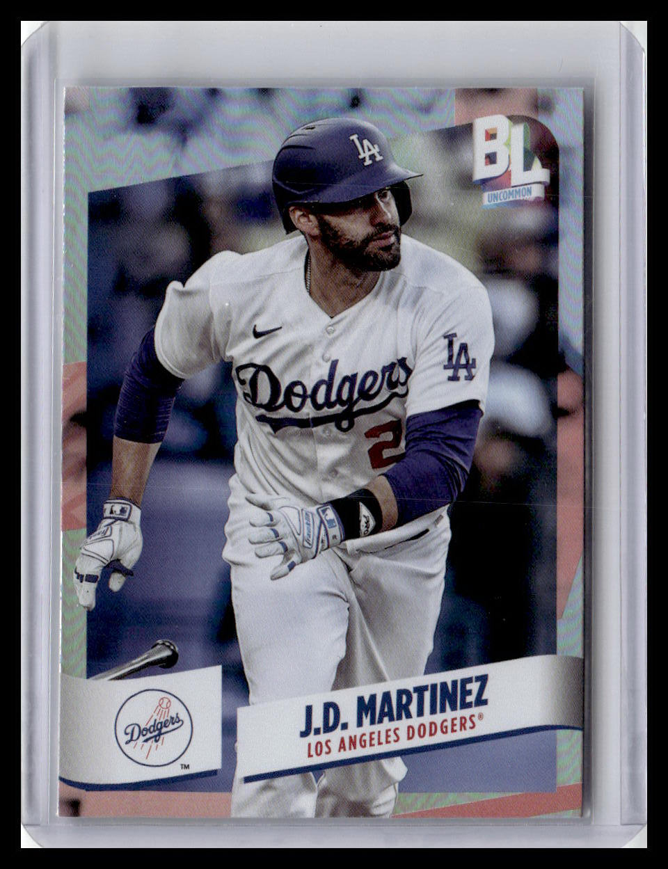 2024 Topps Big League #204 J.D. Martinez Uncommon Rainbow Foil