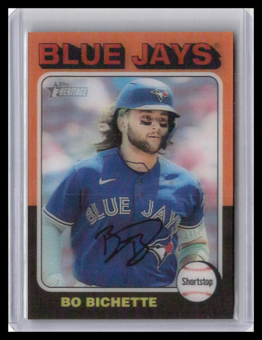 2024 Topps Heritage #753D-18 Bo Bichette 1975 Topps in 3D