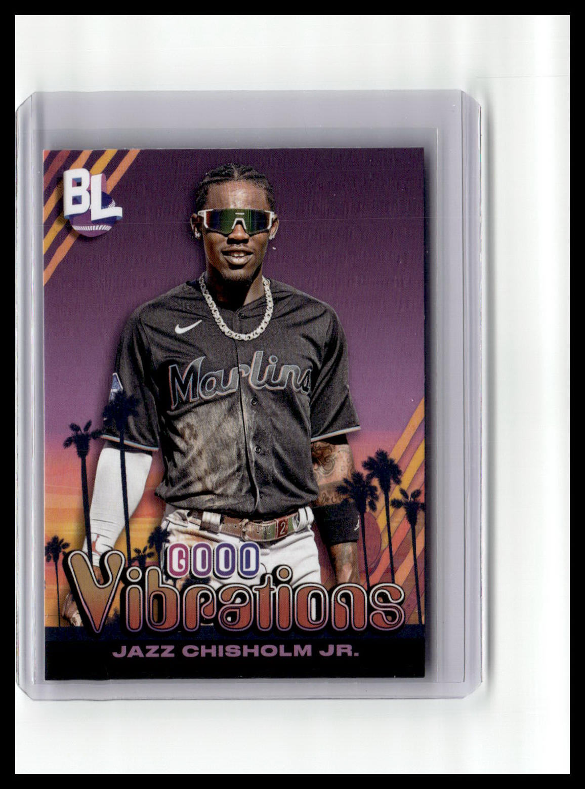 2024 Topps Big League #GV-20 Jazz Chisholm Jr. Good Vibrations