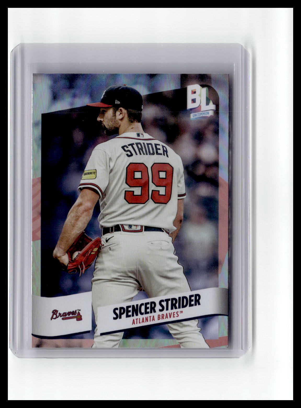 2024 Topps Big League #205 Spencer Strider Uncommon Rainbow Foil