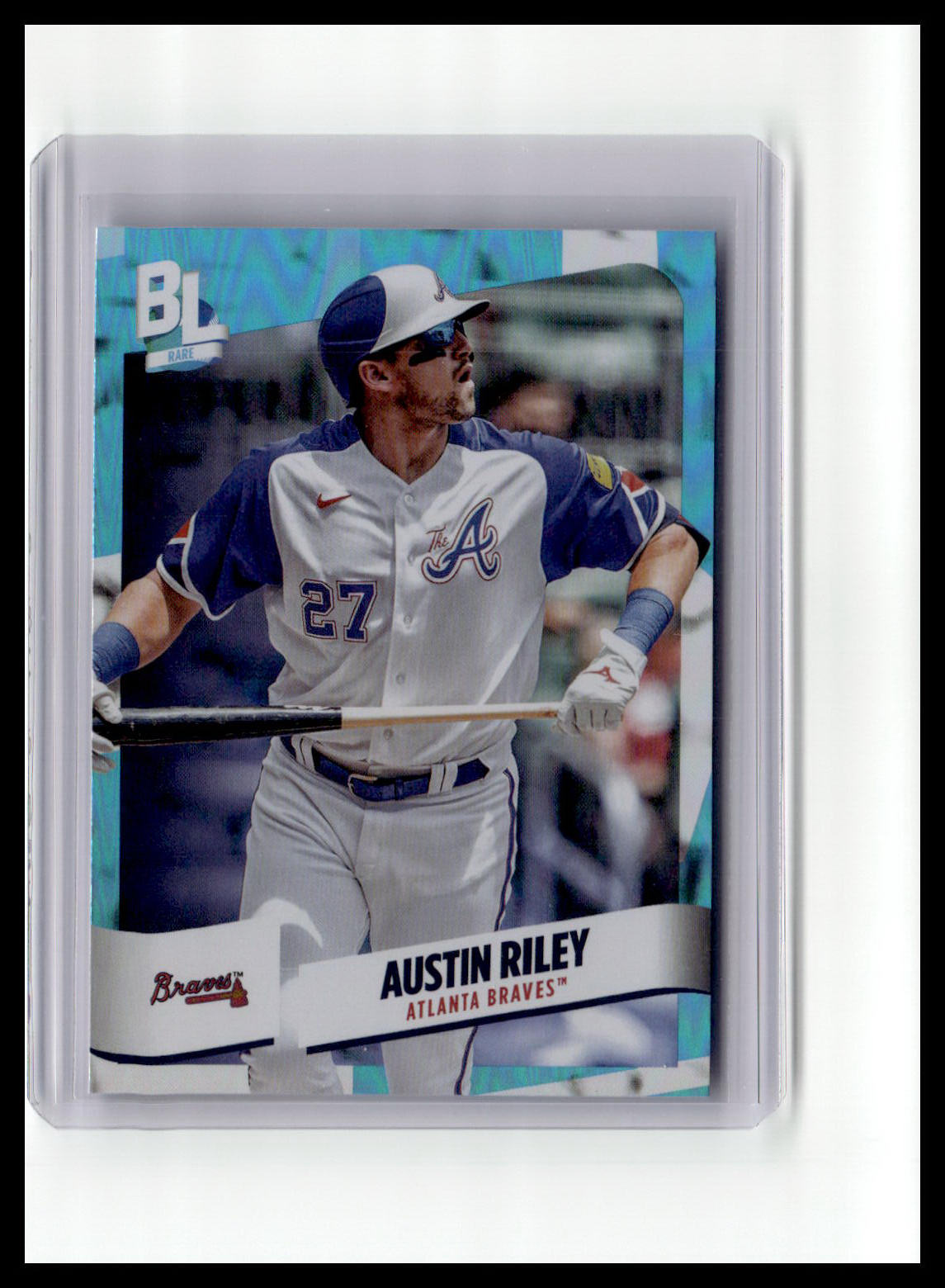 2024 Topps Big League #267 Austin Riley Uncommon Rainbow Foil