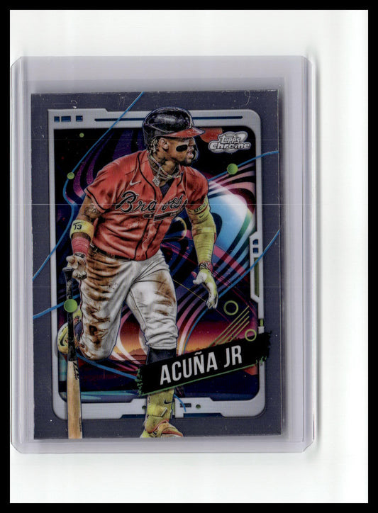 2024 Topps Chrome Cosmic #96 Ronald Acuña Jr