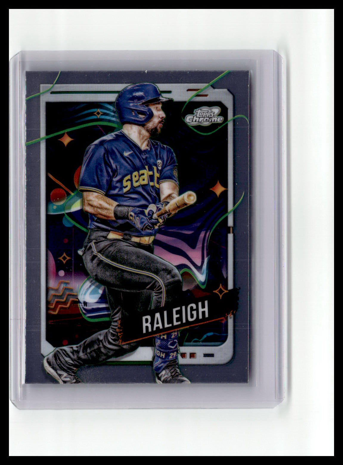 2024 Topps Chrome Cosmic #167 Cal Raleigh