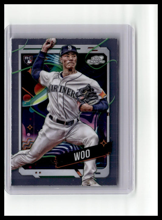 2024 Topps Chrome Cosmic #97 Bryan Woo